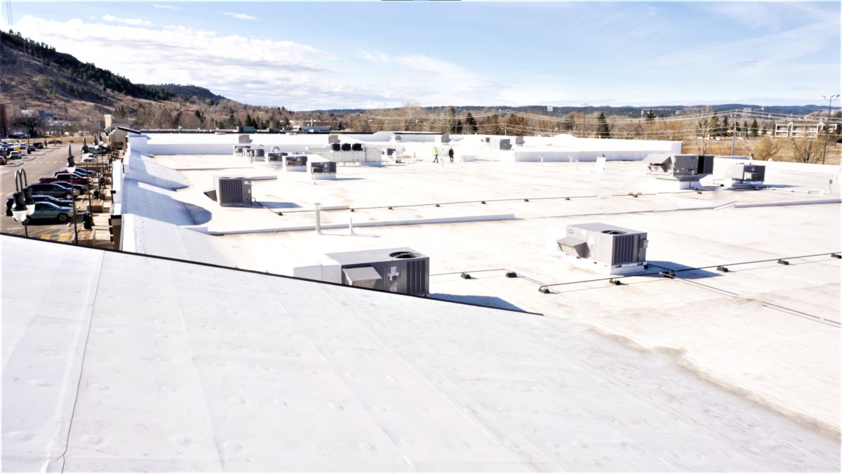 Commercial roofing project located in Rapid City, SD